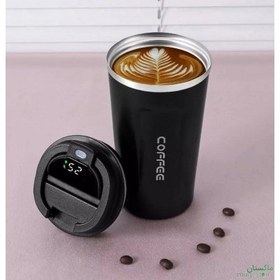 تصویر ماگ سفری مدل هوشمند Coffee 1002 گنجایش 0.51 لیتر | متفرقه