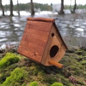 تصویر آشیانه پرنده چوبی دستساز کد 2 