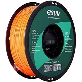 تصویر فیلامنت +PLA نارنجی 1.75 میلیمتر یک کیلوگرمی ایسان (eSUN) ESUN orange pla+ 3D printer filament