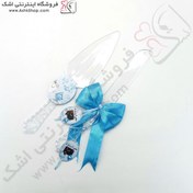 تصویر چاقو برش و سرو کیک تم جشن آب 