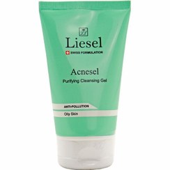 تصویر ژل شستشوی صورت لایسل آکنه سل مناسب پوست چرب حجم 150 میل Liesel Acnesel Face Wash GelFor Oily Skin 150ml