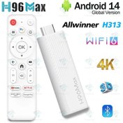 تصویر اندروید استیک تیوی H96 مدل Max H313 WIFI 6 با CPU Allwinner و حافظه داخلی 16 و رم2 