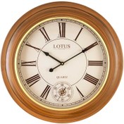 تصویر ساعت دیواری چوبی لوتوس کد W-681 