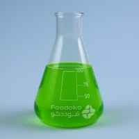 تصویر رنگ مایع سبز روشن Light green liquid color