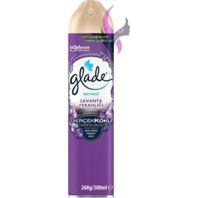 تصویر اسپری خوشبو کننده هوا گلید رایحه LAVANTA FERAHLIGI حجم 300 میل GLADE AEROSOL LAVANTA FERAHLIGI 300ML