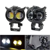 تصویر پروژکتور جغدی ۳حالته وارداتی مناسب برای تمامی موتورسیکلت ها 