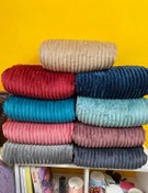 تصویر پتو مسافرتی یک نفره برند ملک مدل کرکره ای 