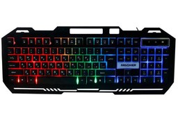 تصویر کیبورد مخصوص بازی مچر مدل MR-365 RGB Macher MR-365 RGB Wierd Gaming Keyboard