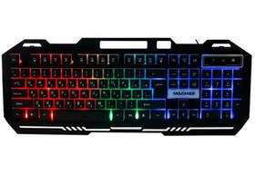 تصویر کیبورد مخصوص بازی مچر مدل MR-365 RGB Macher MR-365 RGB Wierd Gaming Keyboard