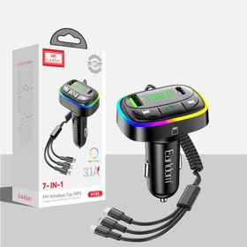 تصویر شارژر فندکی + FM Player بلوتوثی Earldom ET-M105 Earldom ET-M105 CAR MP3 PLAYER FM TRANSMITTER