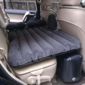 تصویر تشک بادی خودرو (پک کامل) car mattress