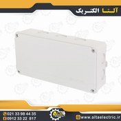 تصویر جعبه تقسیم پلاستیکی روکار 80×130×240 پارسا درب مات 