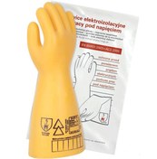 تصویر دستکش ایمنی عایق برق با کیفیت 10KV سکورا | Secura Elsec کلاس 1 rashin