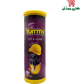 تصویر یامی چیپس همسان جور قوطی 150گرم 