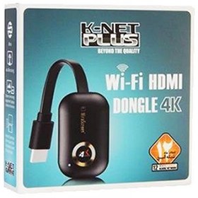 تصویر دانگل HDMI بی سیم K-NET PLUS مدل 4K میرا اسکرین 