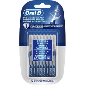 تصویر مسواک بین دندانی اورال بی مدل Interdental Brushes بسته 10 عددی ا Oral B Interdental Toothbrush 10Pec Oral B Interdental Toothbrush 10Pec