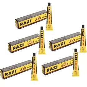 تصویر چسب مایع 50 گرم رازی پک 5 عددی Razi Glue