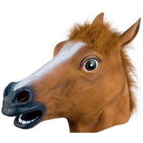 تصویر ماسک طراحی شده به شکل سر اسب برای هالووین برند y&d Halloween Horse Head Designed Mask