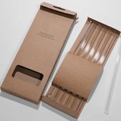 تصویر نی پیرکس ۶ عددی همراه فرچه 