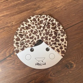 تصویر توربان طرح پلنگی کودک کد 15207 