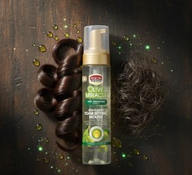 تصویر موس حالت دهنده مو آفریکن‌پراید مدل Olive حجم ۲۵۱ میلی‌لیتر (مناسب موهای مجعد و فر) |پرداخت در ۴ قسط 