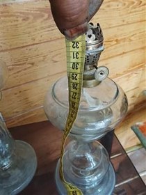 تصویر 2عدد چراغ نفتی روسی قاجاری 