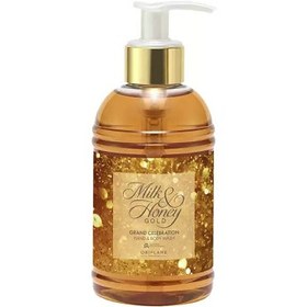 تصویر ژل شستشوی دست و بدن شیروعسل میلک اند هانی گلد اوریفلیم MILK & HONEY GOLD Grand Celebration Hand & Body Wash