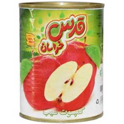تصویر کمپوت سیب قدس خراسان 350 گرمی 