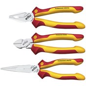 تصویر ست انبر دست، سیم چین و دم باریک Wiha 