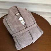 تصویر حوله تن پوش کلاه دار ساده مهبافت طرح لوکا 