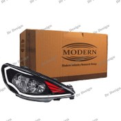 تصویر چراغ جلو اسپرت 206 برند مدرن و کروز پلاس مدل Camaro بسته دو عددی - مدرن / سفید 