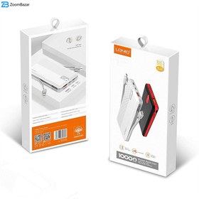 تصویر شارژر همراه الدینیو مدل PL1013 ظرفیت 10000 میلی آمپر ساعت LDNIO PL1013 POWERBANK 10000mah