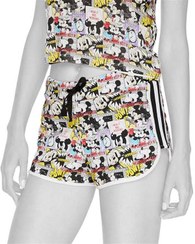 تصویر شلوارک زنانه مشکی سفید Tally Weijl 