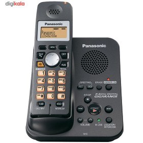 تصویر گوشی تلفن بی سیم پاناسونیک مدل KX-TG3531 ا Panasonic KX-TG3531 Cordless Phone Panasonic KX-TG3531 Cordless Phone