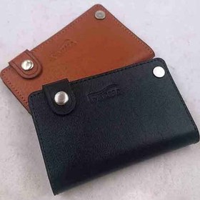 تصویر جا کارتی چرم 