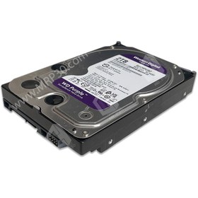 تصویر هارد دیسک اینترنال وسترن دیجیتال سری بنفش مدل Purple ظرفیت 2 ترابایت Western Digital Purple Internal Hard Disk 2TB Stock