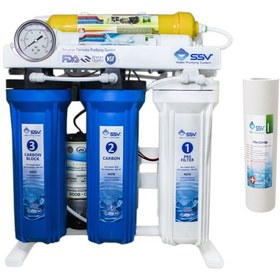 تصویر دستگاه تصفیه کننده آب اس اس وی مدل MaxBlue x600 به همراه فیلتر تصفیه آب بسته 3 عددی 