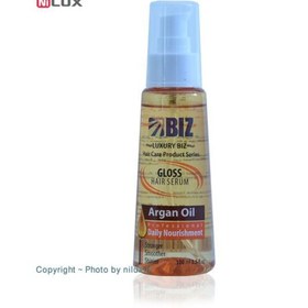 تصویر سرم تقویت مو سیلیکونی Argan Oil حجم 100 میلی لیتر ا Biz Argan Oil Hair Serum Biz Argan Oil Hair Serum
