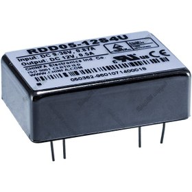 تصویر مبدل ولتاژ چینفا 500 میلی آمپر CHINFA RDD05-12S4U DC/DC IN:9-36V OUT:12V 