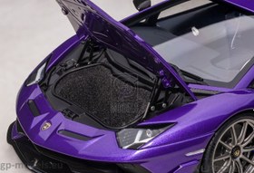 تصویر ماکت ماشین Lamborghini Aventador SVJ برند AUTOart 