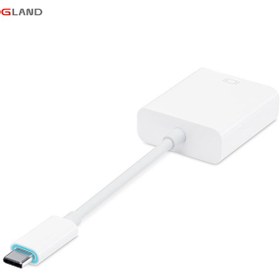 تصویر تبدیل USB-C به VGA اپل USB-C to VGA Multiport Adapter USB-C to VGA Multiport Adapter