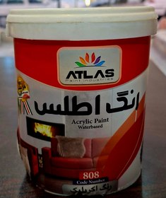 تصویر رنگ اکرلیک کد ۸۰۸ اطلس یک کیلویی 