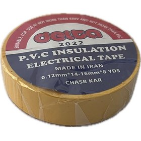 تصویر چسب برق زرد رنگ 