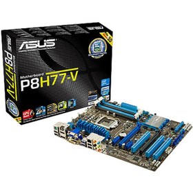 تصویر مادربرد MB ASUS P8H77-V STOCK MOTHERBOARD ASUS P8H77-V STOCK