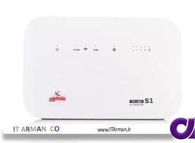 تصویر مودم سیم کارتی TDLTE و 4G ایرانسل مدل S1 - مودم + بسته 400 گیگ 6 ماهه MODEM S1