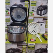 تصویر مولتی کوکر فیلیپس مدل SH3314 ظرفیت ۸ لیتر با بدنه استیل 