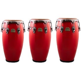 تصویر تومبا سه تائی با پایه و بانگو مدل Havana Series Congas 