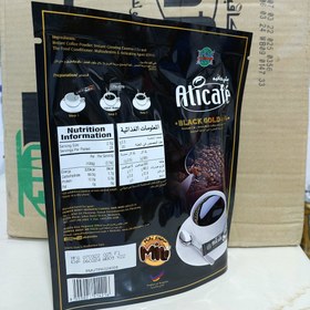 تصویر پودر قهوه  فوری علی کافه مدل بلک گلد بسته20 عددی Coffee powder Ali Cafe model Black Gold