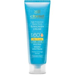 تصویر کرم ضد آفتاب رنگی SPF60 سینره فاقد چربی 50 میلی لیتر 