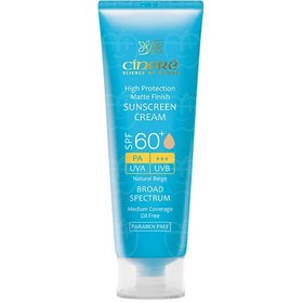 تصویر کرم ضد آفتاب رنگی SPF60 سینره فاقد چربی 50 میلی لیتر 